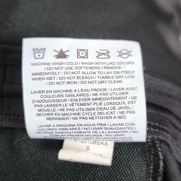 Nike Dri-Fit black running tights/leggings, faux leather calf, zip ankle, Small - Picture 11 of 12